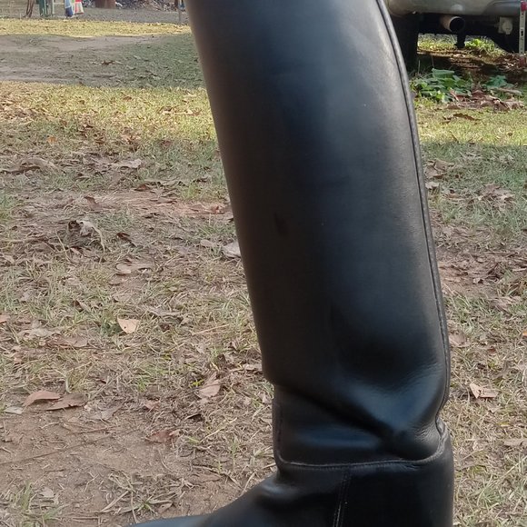 Petrie Elegance Dressage Boot black dress boots size 6.5 slim - Picture 8 of 9